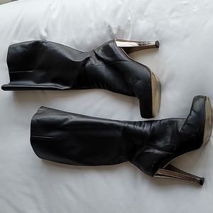 Barbra bucci leather high boots